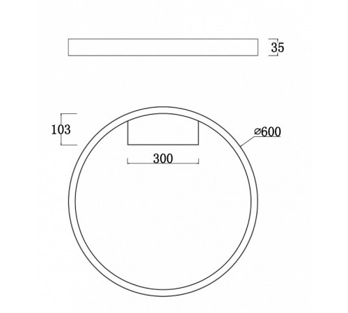 Потолочный светильник Maytoni Rim MOD058CL-L35W4K