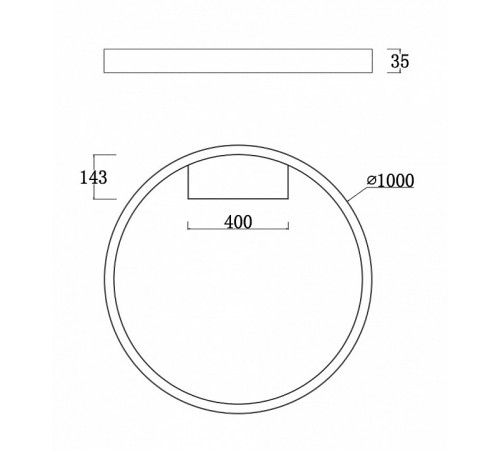 Потолочный светильник Maytoni Rim MOD058CL-L65B4K