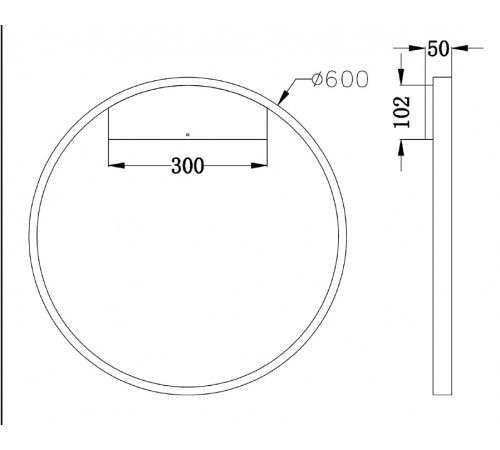 Настенный светильник Maytoni Rim MOD058WL-L35W4K