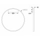 Настенный светильник Maytoni Rim MOD058WL-L50BS4K