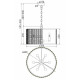 Подвесная люстра Maytoni Facet MOD094PL-06G