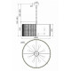 Подвесная люстра Maytoni Facet MOD094PL-08G