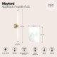 Настенный светильник Maytoni Axis MOD106WL-L16G3K