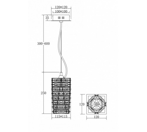 Подвесной светильник Maytoni Coil MOD124PL-L3CH3K Подвесной светильник Maytoni Coil MOD124PL-L3CH3K