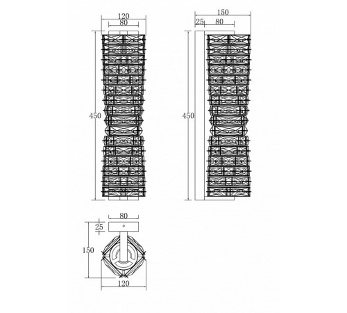 Настенный светильник Maytoni Coil MOD125WL-L6CH3K Настенный светильник Maytoni Coil MOD125WL-L6CH3K