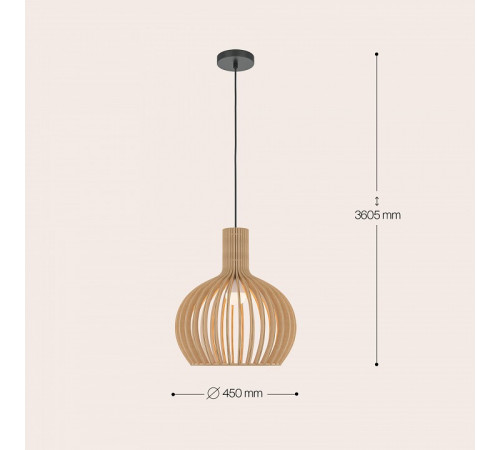 Подвесной светильник Maytoni Roots MOD194PL-01W1