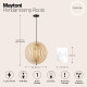 Подвесной светильник Maytoni Roots MOD197PL-01W2
