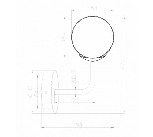 Бра Maytoni Erich MOD221-WL-01-G
