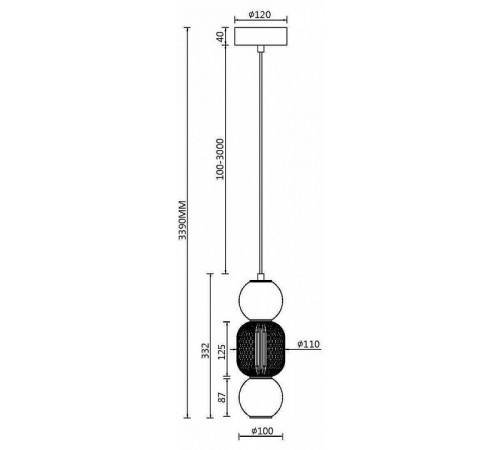 Подвесной светильник Maytoni Drop MOD273PL-L16G3K Подвесной светильник Maytoni Drop MOD273PL-L16G3K