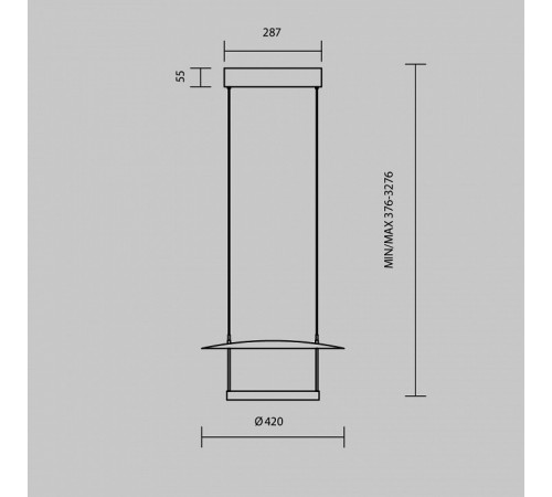 Подвесной светильник Maytoni Ambience MOD280PL-L23B3K1 Подвесной светильник Maytoni Ambience MOD280PL-L23B3K1