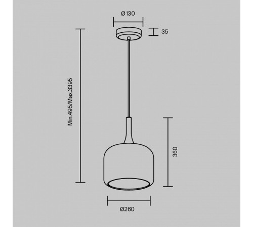 Подвесной светильник Maytoni Spirito MOD286PL-L18G3K Подвесной светильник Maytoni Spirito MOD286PL-L18G3K