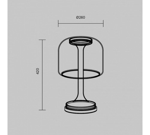 Настольная лампа Maytoni Spirito MOD286TL-L18B3K Настольная лампа Maytoni Spirito MOD286TL-L18B3K