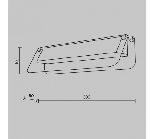 Настенный светильник Maytoni Flat MOD296WL-L6BS3K Настенный светильник Maytoni Flat MOD296WL-L6BS3K