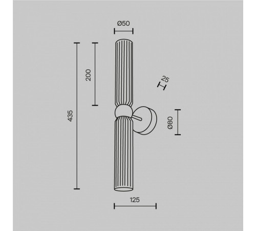 Бра Maytoni Antic MOD302WL-02GR