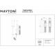 Настенный светильник Maytoni Verticale MOD308WL-L9BL3K