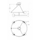 Подвесная люстра Maytoni Balance MOD317PL-04B