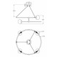 Подвесная люстра Maytoni Balance MOD317PL-04G