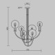 Потолочная люстра Maytoni Status MOD333PL-06BS1