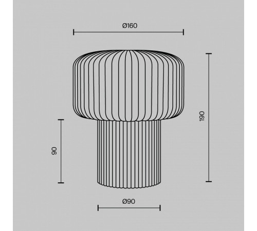 Настольная лампа Maytoni Omaggio MOD404TL-01GR Настольная лампа Maytoni Omaggio MOD404TL-01GR