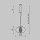 Подвесной светильник Maytoni Memetics MOD406PL-L8B3K