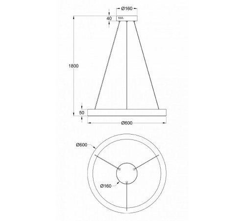 Подвесной светильник Maytoni Saturno MOD415PL-L45BS4K Подвесной светильник Maytoni Saturno MOD415PL-L45BS4K