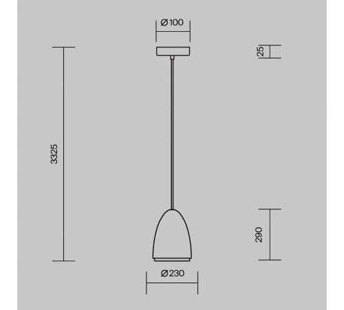 Подвесной светильник Maytoni Pilastro MOD430PL-01CM