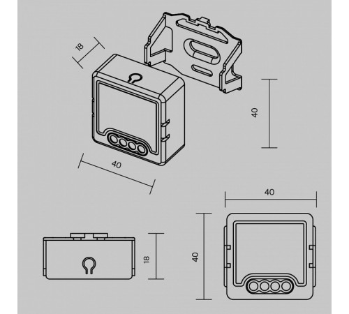 Wi-Fi модуль Maytoni Smart home MSN001 Wi-Fi модуль Maytoni Smart home MSN001