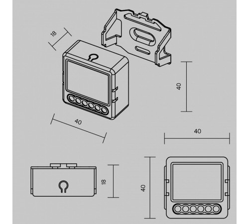 Wi-Fi модуль Maytoni Smart home MSN002 Wi-Fi модуль Maytoni Smart home MSN002
