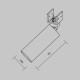 Уличный трековый светильник Maytoni Focus O-TR01-1-S-8WB3K