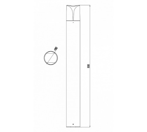 Ландшафтный светильник Maytoni Piccadilly O018FL-01B Ландшафтный светильник Maytoni Piccadilly O018FL-01B
