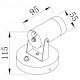 Уличный настенный светильник Maytoni Scope O025WL-01B