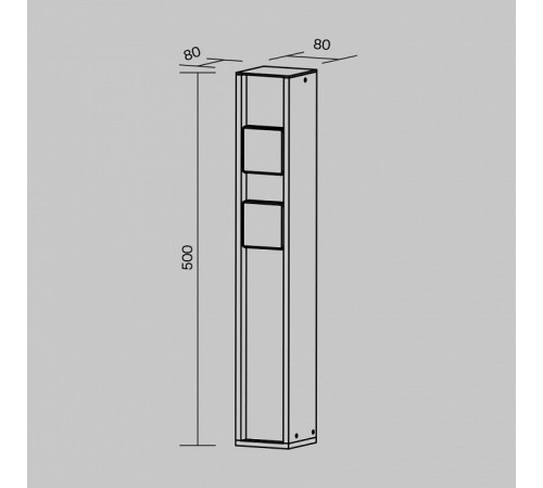 Уличная розетка Maytoni Socket O459FL-GF02SC Уличная розетка Maytoni Socket O459FL-GF02SC