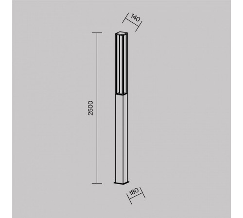 Парковый светильник Maytoni Expo O480FL-L25B3K Парковый светильник Maytoni Expo O480FL-L25B3K