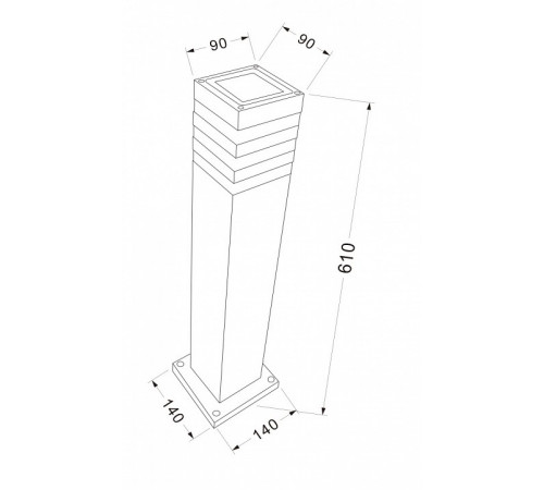 Уличный светильник Maytoni Unter den Linden O578FL-01B Уличный светильник Maytoni Unter den Linden O578FL-01B