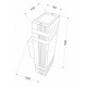 Уличный настенный светильник Maytoni Unter den Linden O578WL-02B
