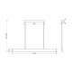 Подвесной светильник Maytoni Step P010PL-L30G4K