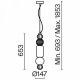 Подвесной светодиодный светильник Maytoni Collar P069PL-L35G3K