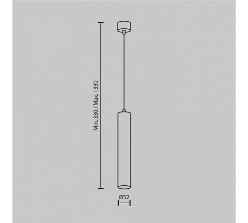 Подвесной светильник Maytoni Focus Led P072PL-L12W3K-BS
