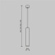 Подвесной светильник Maytoni Focus Led P072PL-L12W3K-BS