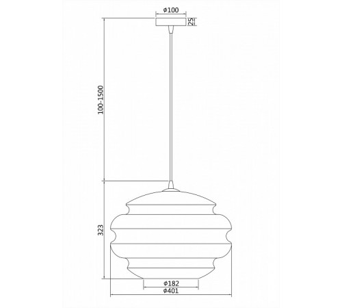 Подвесной светильник Maytoni Ruche P078PL-01BL