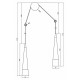 Настенный светильник Maytoni Sintesi P090WL-L24CH3K