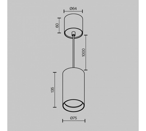 Подвесной светильник Maytoni Vol P100PL-20W3K-BS Подвесной светильник Maytoni Vol P100PL-20W3K-BS