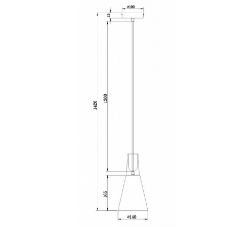 Подвесной светильник Maytoni Bicones P359-PL-140-W Подвесной светильник Maytoni Bicones P359-PL-140-W