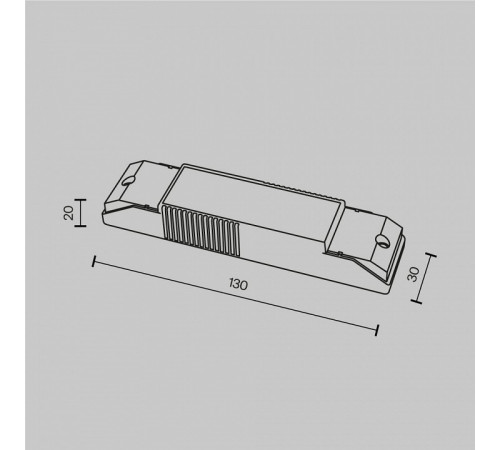 Блок питания Maytoni 5-12Вт DC23-40В IP20 Triac PSL-TR40-150-300mA