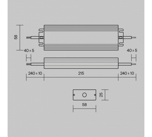 Блок питания Maytoni Power Supply Magnetic PSL008-100W-48V-IP67 Блок питания Maytoni Power Supply Magnetic PSL008-100W-48V-IP67