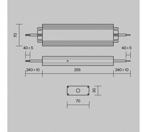 Блок питания Maytoni Power Supply Magnetic PSL008-200W-48V-IP67 Блок питания Maytoni Power Supply Magnetic PSL008-200W-48V-IP67