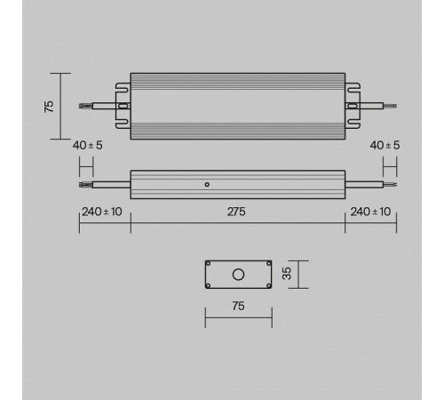 Блок питания Maytoni Power Supply Magnetic PSL008-300W-48V-IP67 Блок питания Maytoni Power Supply Magnetic PSL008-300W-48V-IP67