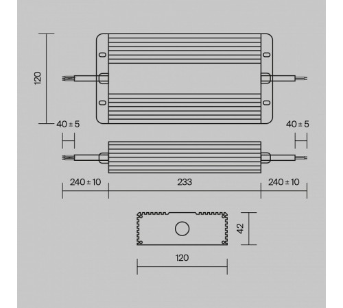 Блок питания Maytoni Power Supply Magnetic PSL008-400W-48V-IP67 Блок питания Maytoni Power Supply Magnetic PSL008-400W-48V-IP67