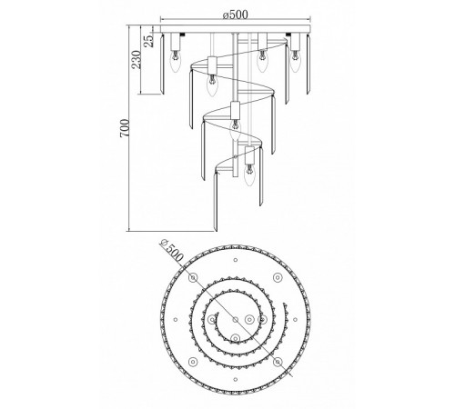 Потолочная люстра Maytoni Louis RC007CL-08CH Потолочная люстра Maytoni Louis RC007CL-08CH