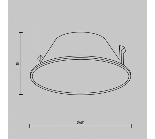 Декоративная рамка-отражатель Maytoni Wise Ring057-7-B Декоративная рамка-отражатель Maytoni Wise Ring057-7-B